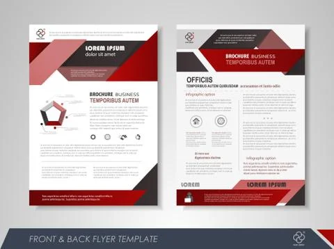 Business flyer presentation Stock Illustration