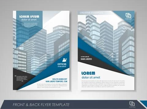 Business flyer presentation Stock Illustration