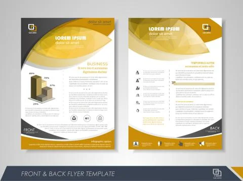 Business flyer presentation Stock Illustration