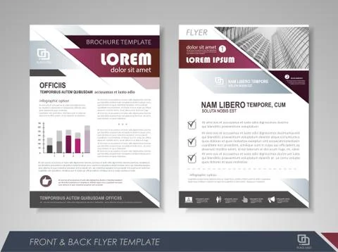Business flyer presentation Stock Illustration