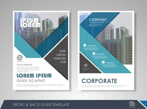 Business flyer presentation Illustrazione stock