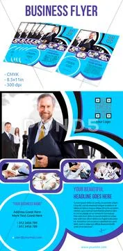 Business Flyer PSD Template