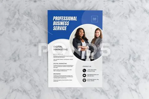 Business Flyer PSD Template