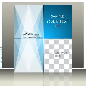 Business flyer template Illustrazione stock