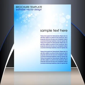 Business flyer template Stock Illustration