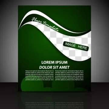 Business flyer template Stock Illustration