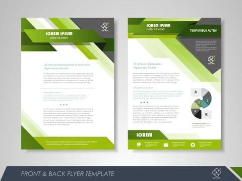Business flyer template Stock Illustration