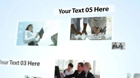 Business Flying Presentation - Apple Motion 5 and Final Cut Pro X Template Stock After Effects
