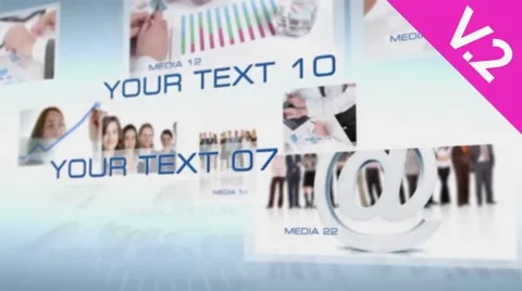 Business Flying Presentation (V.2) - After Effects Template Stock After Effects