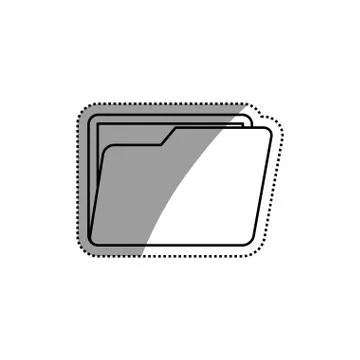 Business folder document Illustrazione stock