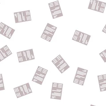 Business folder glyph vector seamless pattern Illustrazione stock