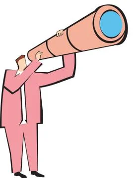 Business forecasting Stock Illustration