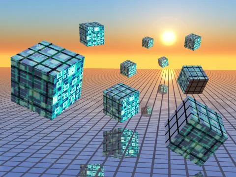 Business future items units 스톡 일러스트