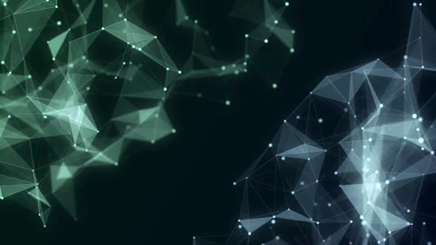 Business futuristic backdrop.Big data visualization. Abstract cyber background. Stock-Footage 297955592