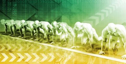 Business Genetics Illustrazione stock