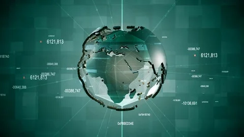 Business Globe Animation. Stock Footage 72585850