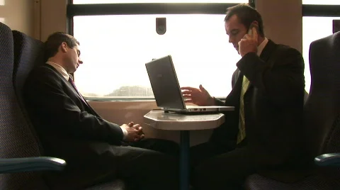 Business On the Go Stock Footage 93386