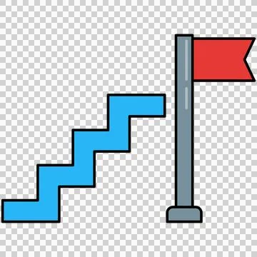 Business goal Illustrazione stock