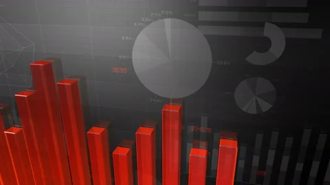 Business Graph 18 4 BnG2r 4k Stock Footage 98097242
