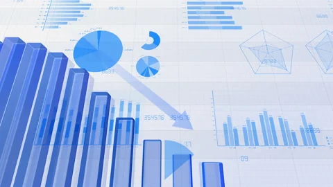 Business Graph 18 4 BwF1b 4k Stock Footage 98098779