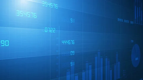 Business Graph 18 7 Back Ab 4k Video stock 100770884