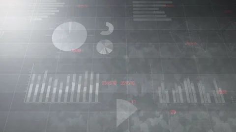 Business Graph 18 8 Back Fs 4k Video stock 100801061