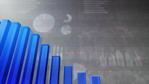 Business Graph 18 8 BwF1s2 4k Vídeos de archivo 101311418