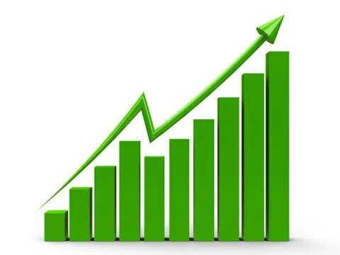 Business graph up #2 Stock Illustration