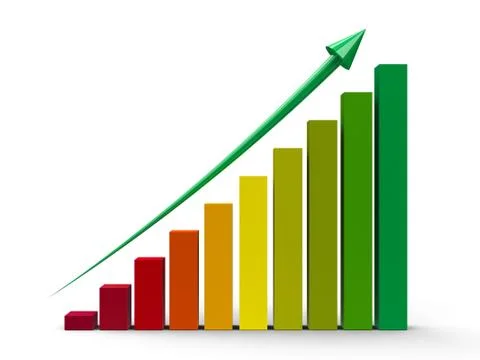 Business graph up #2 Stock Illustration