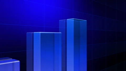 Business Graph 2018 1 BlA2b 4k Video stock 94488601