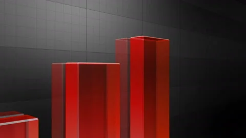 Business Graph 2018 1 BlA2r 4k Stock Footage 94488597