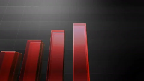 Business Graph 2018 1 BlB2r 4k Stockbeeldmateriaal 94489415