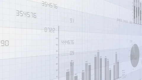 Business Graph 2018 3 Back A1a 4k Video stock 97631013
