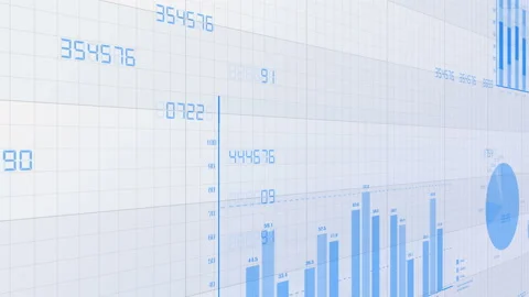 Business Graph 2018 3 Back A1b 4k Stock Footage 97631161