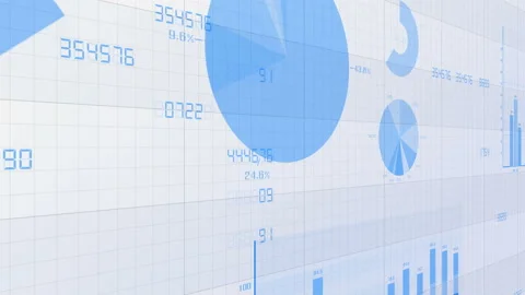 Business Graph 2018 3 Back A2b 4k Stock Footage 97632224