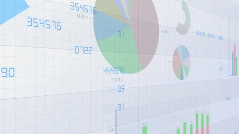 Business Graph 2018 3 Back A2c 4k Vídeos de archivo 97632260