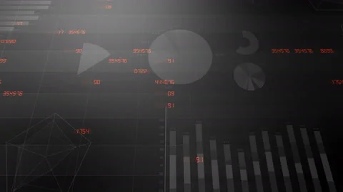 Business Graph 2018 3 Back B2e 4k Видео 97635427