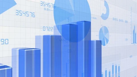 Business Graph 2018 3 BsA1b 4k Stock Footage 96745947