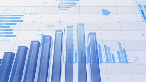 Business Graph 2018 3 BsB1b 4k Stock Footage 96748773