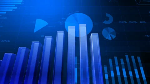 Business Graph 2018 3 BsB2b 4k Video stock 96750219