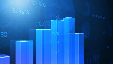 Business Graph 2018 7 BsA1b2 Vídeos de archivo 100097080