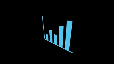 Business graph up 4k motion Stock Footage 260807466