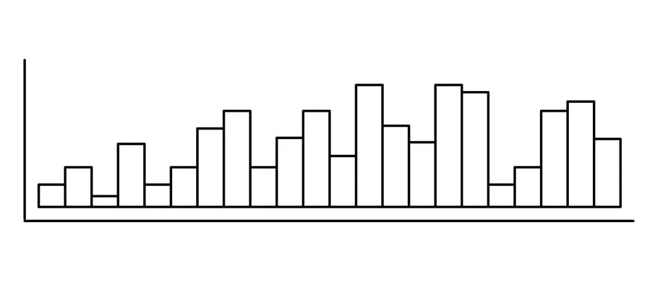 Business graph and chart icon for data analysis and financial growth. Vector  Illustrazione stock