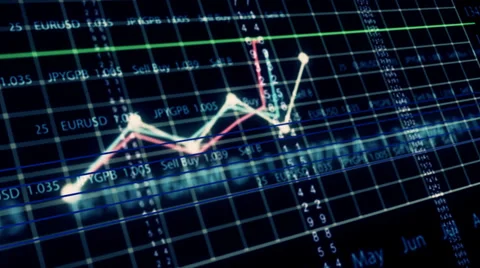 Business graph animation Stock Footage 38681041