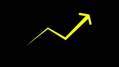 Business graph arrow animation Stock Footage 294922071
