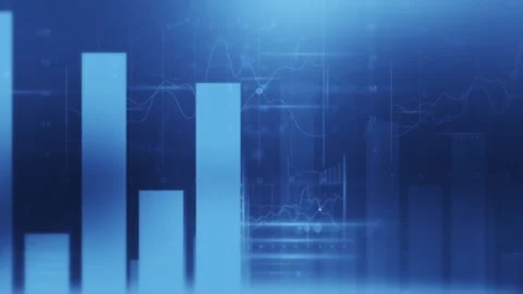 Business Graph Background Loop Stock Footage 346180928