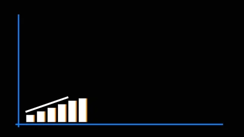 Business Graph Chart Animation. vd 1901 Stock Footage 196582285