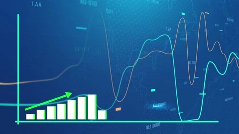 Business Graph Chart Animation. vd 1911 Stock Footage 196582490