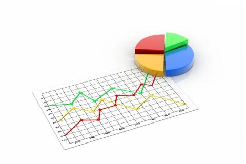 Business graph. chart, diagram Stock Illustration