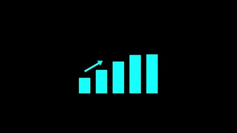 Business graph chart with dollar sign icon animation Video stock 320893160